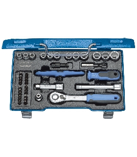 JUEGO DE LLAVES DE VASO 3/8"" 40 PZAS IN-IS-PH-PZ-TX-XZN 1973347 GEDORE